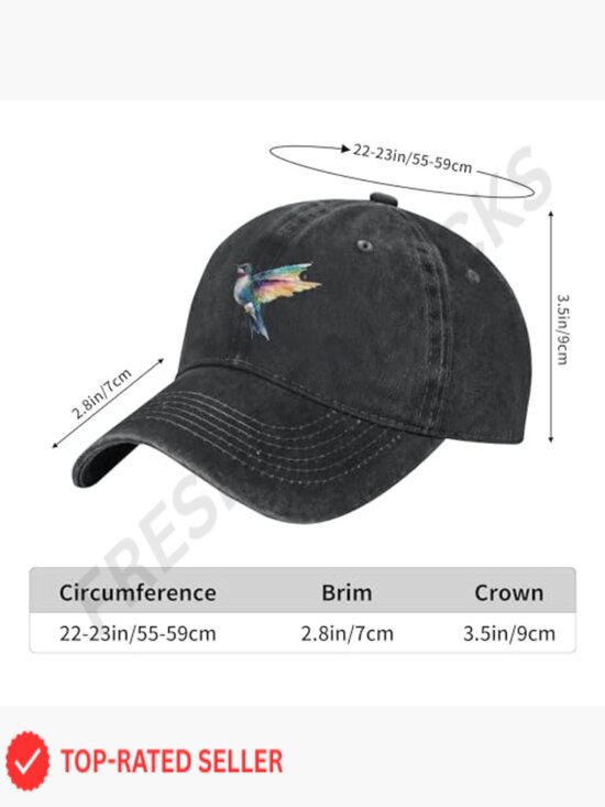 Vintage Washed Distressed Denim Trucker Hat Adjustable Baseball Cap Unisex